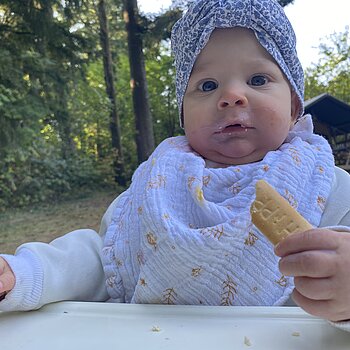 P’tit dej au camping hollandais cette été avec son gâteau HIPP 🌼☮️