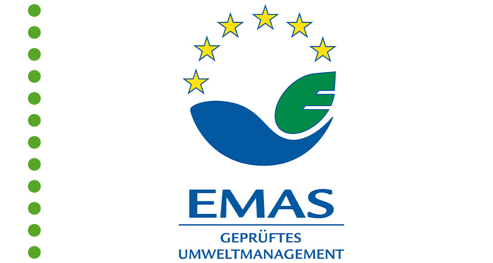 The EMAS logo for verified environmental management.