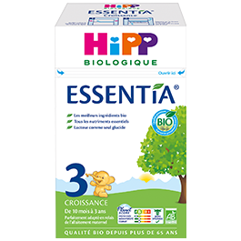 Une boîte d'aliments pour bébés Hipp BioLOGIQUE ESSENTIA Étape 3.