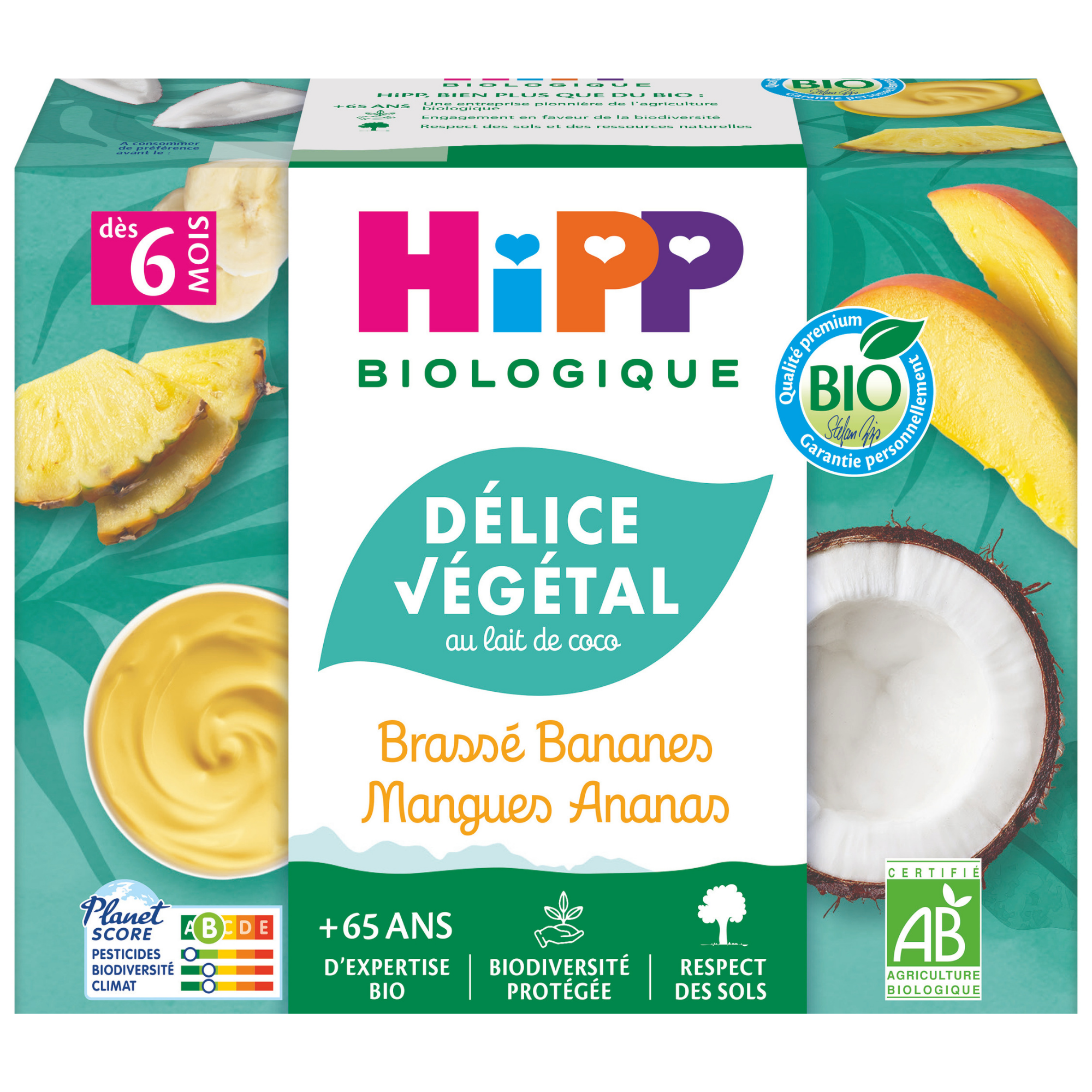 Un emballage de produit pour une denrée alimentaire étiquetée 
