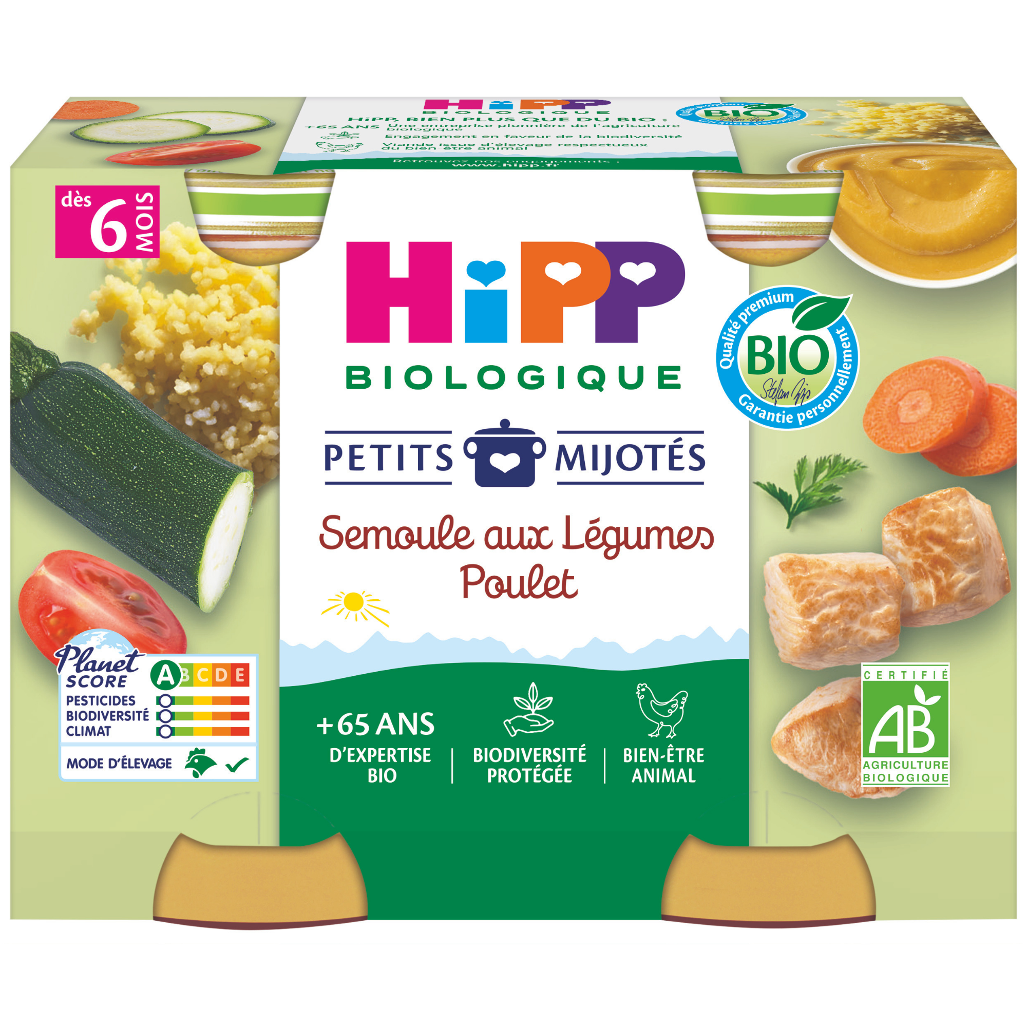 Emballage d'un produit alimentaire étiqueté 