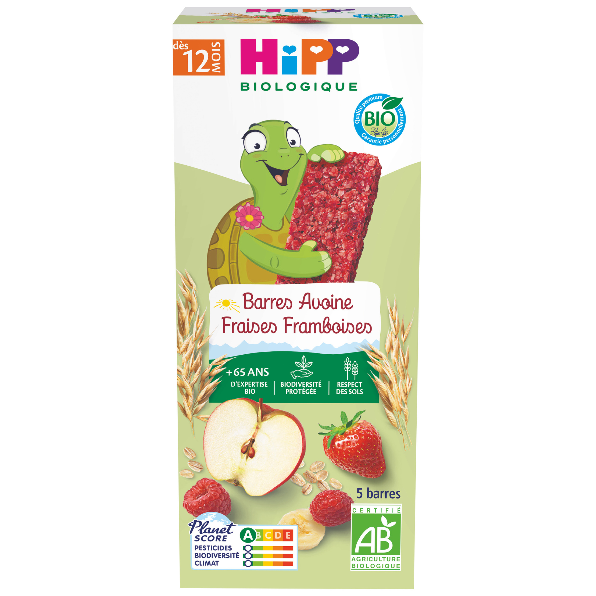 photo du pack "Barres Avoine Fraises Framboises"